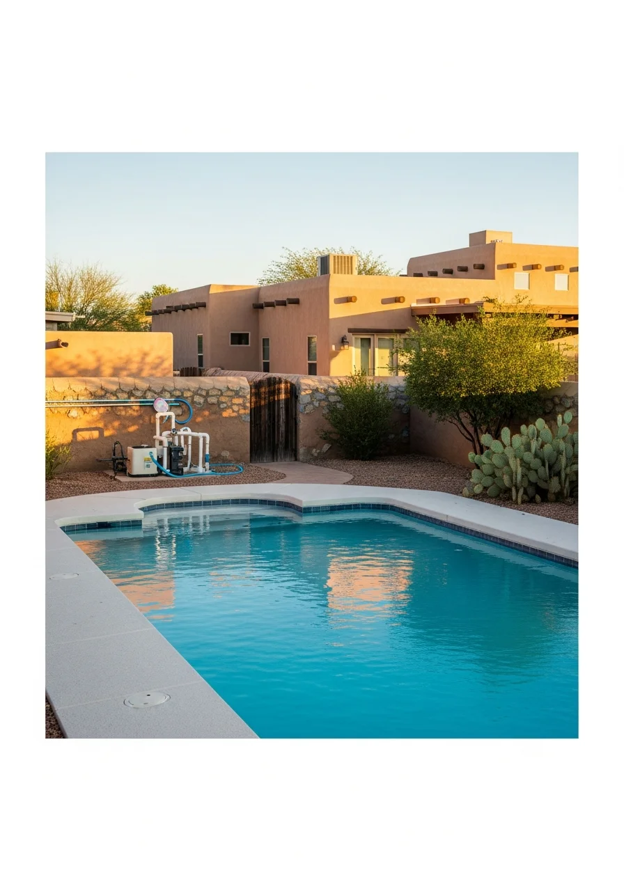 Anthony home with traditional Texas architecture and open yard space.